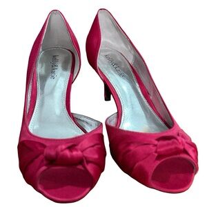 Kelly and Katie Fushia Dress Pump Heels 9M